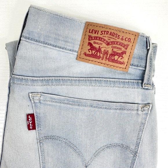 Levi’s 710 Super Skinny Mid Rise Jeans in Light Wash Size 25 - Picture 8 of 11